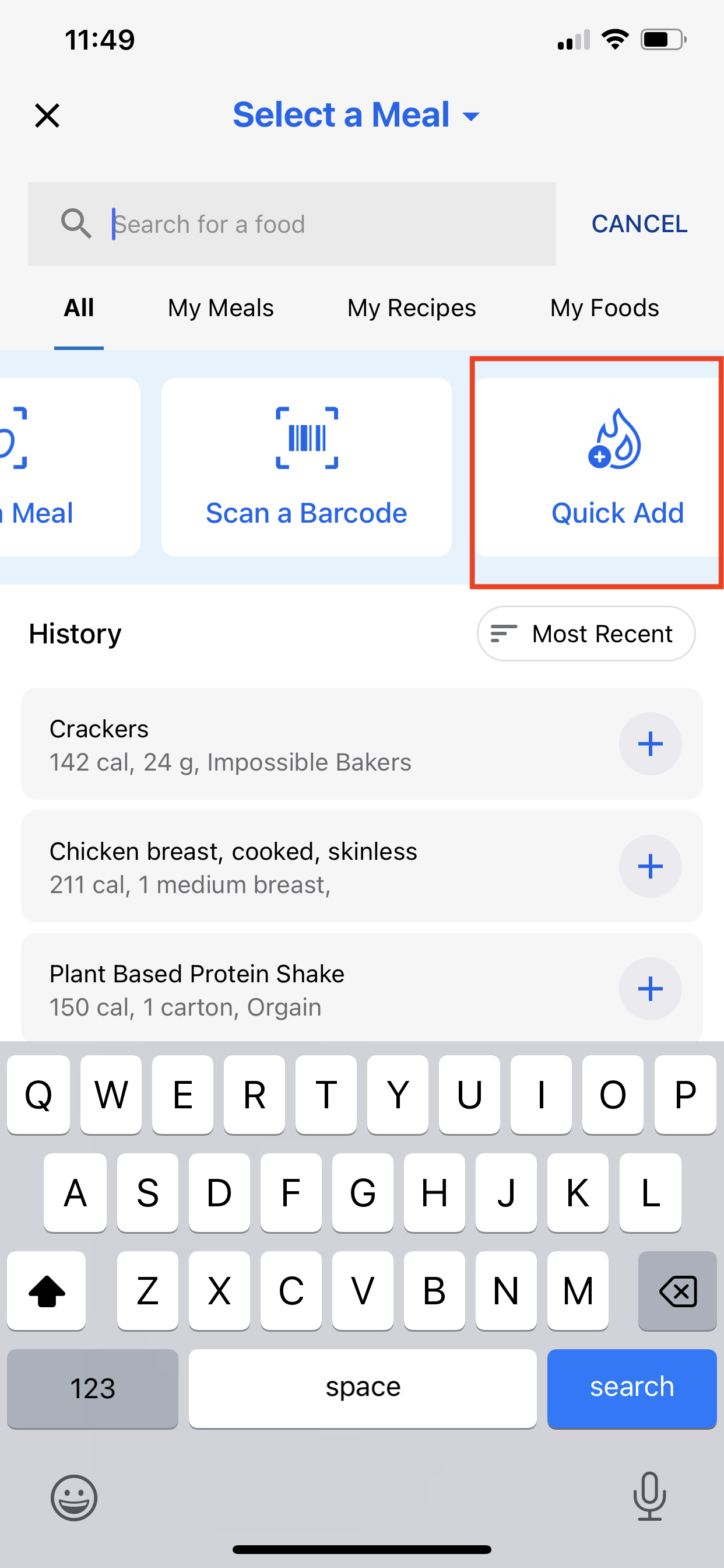 MyFitnessPal Premium Tutorial: How to 'Quick Add' Macros to Your