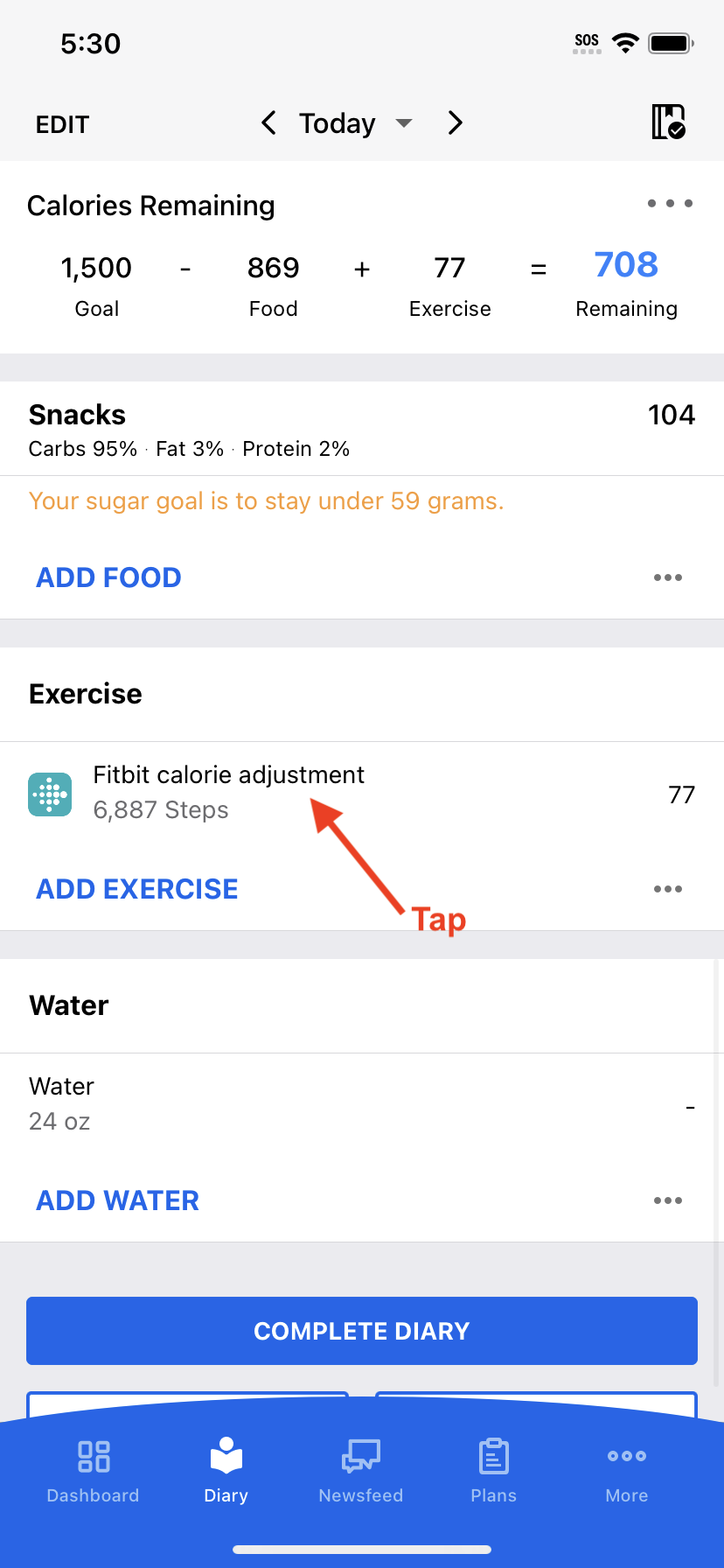 MyFitnessPal Premium Tutorial: How to 'Quick Add' Macros to Your Diary -  Working Against Gravity