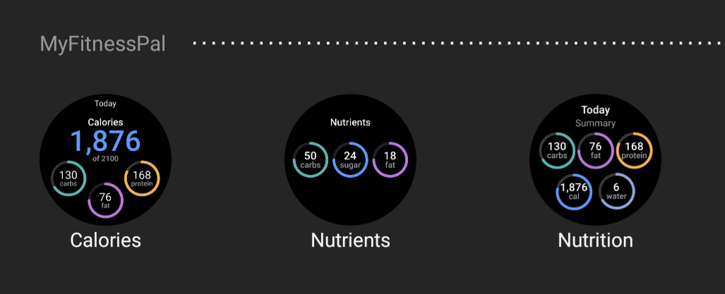 Myfitnesspal samsung online health