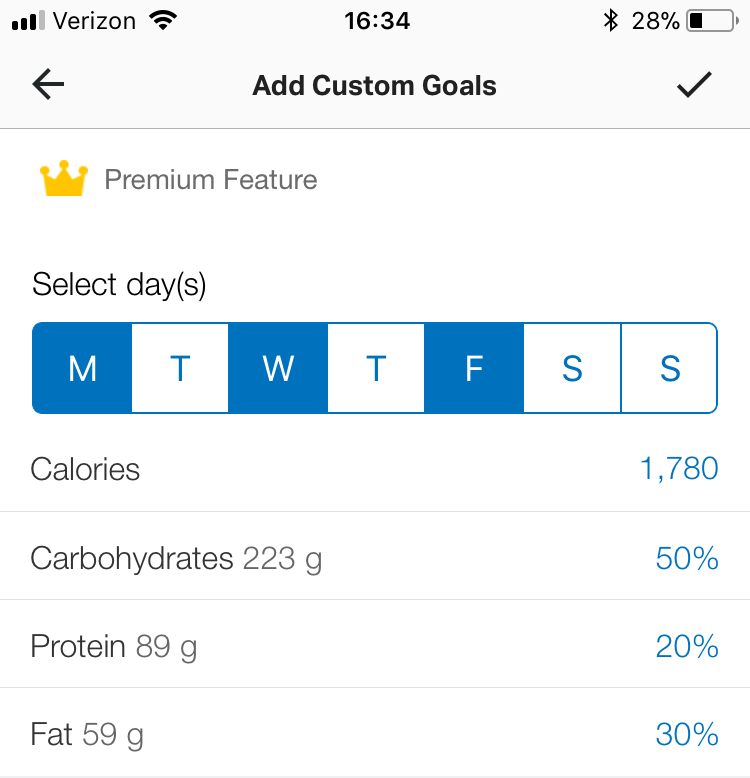 Can I customize my nutritional goals? MyFitnessPal Help