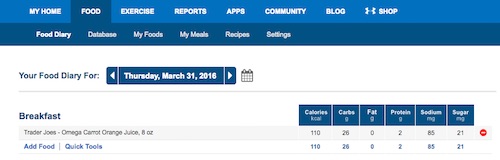 MyFitnessPal Premium Tutorial: How to 'Quick Add' Macros to Your Diary -  Working Against Gravity