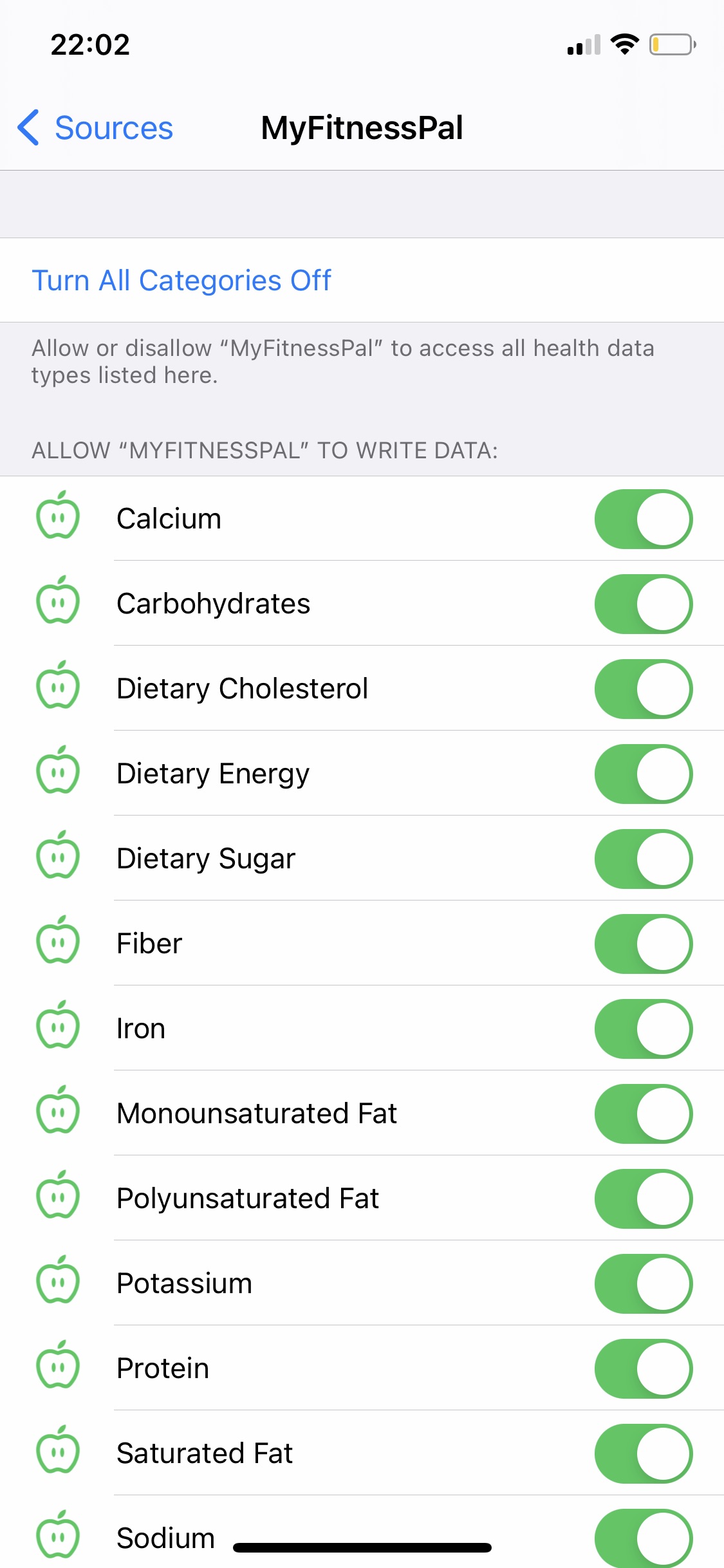 Apple Health FAQ and Troubleshooting MyFitnessPal Help