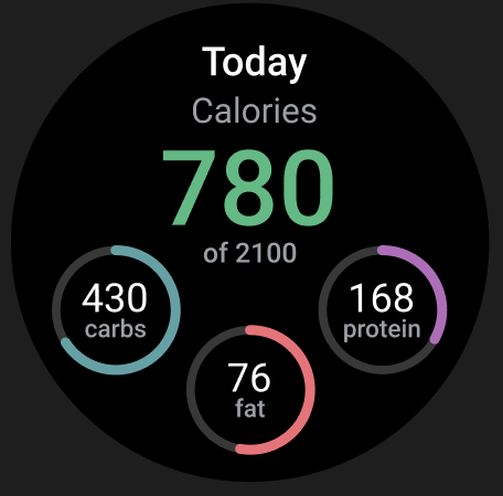 wear os myfitnesspal