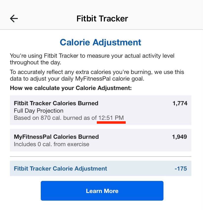 Myfitnesspal 2025 fitbit sync